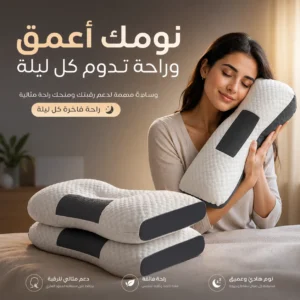 المخدة الطبية العلاجية للرقبة وتصحيح القوام